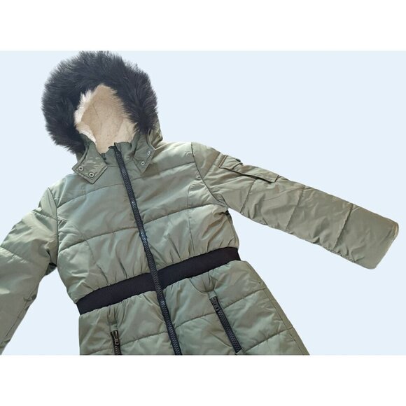 HUDSON Kids Youth Girl Green Winter Coat Jacket Sz L  12 -14 NEW NWT - Picture 1 of 6